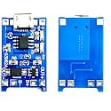 TP4056 Micro USB 1Pcs Lithium Battery Charging Converter with Overcharge Discharge Over-Current Protection Charging Board (5V,18650)