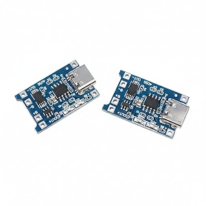 tp4056 usb-c charging module for 18650 lithium battery  37v diy charger board with overcharge protection 2pcs