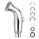 Universal Kitchen Sink Side Faucet Sprayer Replacement Nozzle Head, Chrome