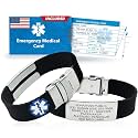 Universal Medical Data - Medical Alert Bracelet for Men & Women