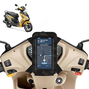 universal mobile holderstandmount pouch for scooters scooty for maestro edge 125 black