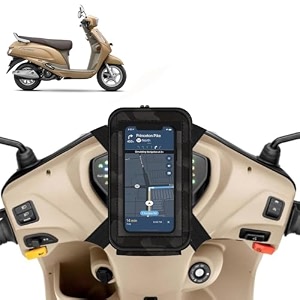 universal mobile holderstandmount pouch for scooters scooty for access se black