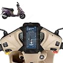 Universal Mobile Holder/Stand/Mount Pouch for Scooters Scooty for Scooty Zest (Black