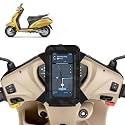 Universal Mobile Holder/Stand/Mount Pouch for Scooters Scooty for Activa i (Black