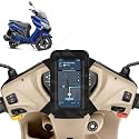 Universal Mobile Holder/Stand/Mount Pouch for Scooters Scooty for Burgman Street 125 (Black