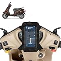 Universal Mobile Holder/Stand/Mount Pouch for Scooters Scooty for Activa 5G (Black