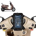 Universal Mobile Holder/Stand/Mount Pouch for Scooters Scooty for iQube Electric (Black