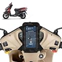 Universal Mobile Holder/Stand/Mount Pouch for Scooters Scooty for Grazia (Black