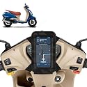 Universal Mobile Holder/Stand/Mount Pouch for Scooters Scooty for Jupiter Grande (Black