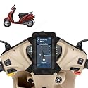 Universal Mobile Holder/Stand/Mount Pouch for Scooters Scooty for Activa 3G (Black