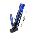 Universal Motorcycle Kickstand Adjustable Foot Side Support Parking Kickstand for Electric Motorbike Parking Foot Side Support Stand (Blue)