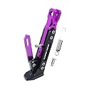 Universal Motorcycle Kickstand Adjustable Foot Side Support Parking Kickstand for Electric Motorbike Parking Foot Side Support Stand (Purple)
