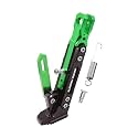 Universal Motorcycle Kickstand Adjustable Foot Side Support Parking Kickstand for Electric Motorbike Parking Foot Side Support Stand (Green)
