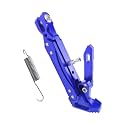 Universal Motorcycle Kickstand Adjustable Foot Side Support Parking Kickstand for Electric Motorbike Parking Foot Side Support Stand (Blue-1)