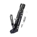 Universal Motorcycle Kickstand Adjustable Foot Side Support Parking Kickstand for Electric Motorbike Parking Foot Side Support Stand (Grey)