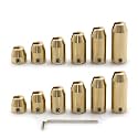 Universal Motorcycle Reusable Brass Wheel Spoke Balance Weights Refill