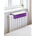 Universal Radiator Water Humidifier, Evaporative Heat-Powered, Energy Efficient, Easy Installation,Visible Water Level, Home &amp; Office Use(Purple,40cm/15.7in)