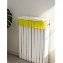 Universal Radiator Water Humidifier, Evaporative Heat-Powered, Energy Efficient, Easy Installation,Visible Water Level, Home &amp; Office Use(Yellow,30cm/11.8in)