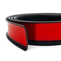 Universal Rubber Fender Flare Protector - Car Wheel Arch Trim Eyebrow Edge Strip for Trucks SUVs Pickups, Black, 1.8" x 5.5FT x 4PCS