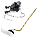 Universal Side-Mount Toilet Handle Replacement with 2-Inch Toilet Flapper