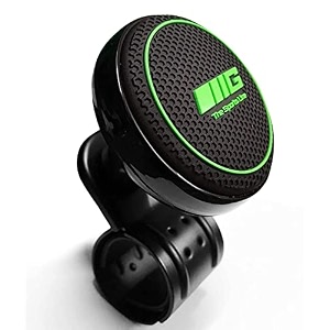 caroxygen universal steering wheel spinner knob for all vehicles control 360 degree rotation driving helper booster car accessories black green