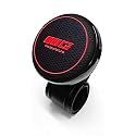 CarOxygen Universal Steering Wheel Spinner Knob for All Vehicles Control 360 Degree Rotation Driving Helper Booster Car Accessories, Black Red