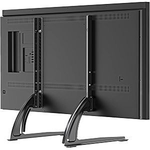 universal table top tv stand for most 26 to 37 inch lcd led plasma flat screen tvs tv base height adjustable leg stand holds up to 88lbs vesa up to 800x400mm yd1014 26-37 inch