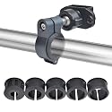 Universal Walkie-Talkie Bike Motorcycle Bracket, Horizontal/Vertical Bar Clamp Mounting for BaoFeng Kenwood Motorola Midland Yaesu Cobra Retevis Radio