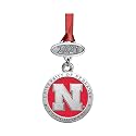 University of Nebraska Class of 2026 Ornament | Graduation Gift | Hand-Sculpted Christmas Tree Ornament by Heritage Pewter