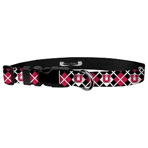 university of utah argyle wear adjustable collar 134 x-large