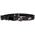 University of Utah Logo Fiber Wear Adjustable Collar, 1"/Large