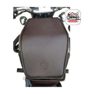uniware leather scratch proof unique plain tank covertank bag strap royal enfield classic 350 classic 500 classic desert storm electra bike tank cover