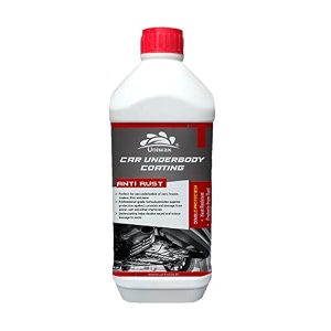 uniwax double protection anti-rust car underbody coating  heavy-duty protection against rust water salt amp chemicals  ultimate protection and waterproof against rust and corrosion  1kg liquid