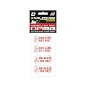 Unleaded Gas Only Sticker, Labels for Fuel Cans, Mowers, Boats, Outdoor Power Equipment - Weather Proof, Extreme Stick, Commercial Grade Labels by Fuel Stickers - USA Made (2x1 inch), 40 Labels