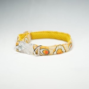 unleash dog collar for small medium large dogs super light weight collars with adjustable length and led snap buckles large yellow design
