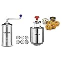 UNLOCK® NEW Chakli Maker Idiyappam Press with 6 Jali &amp; Stainless Steel Meduvada Maker with Stand, Mendu Vada Machine,Vada Maker