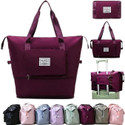 UNNATITRADERS Expandable Wine Expandable Foldable Duffle