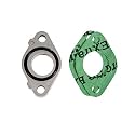 Uno Minda MI-0044K Insulator CARBURETTOR (White) - with O Ring & Gasket for TVS SCOOTY PEP