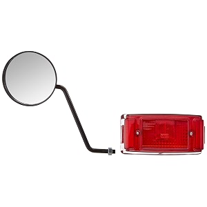 uno minda tl-6115 tail light assembly for yamaha rx 100 rv-7001r shatterproof glass rear view mirror-right hand for yamaha rx 100