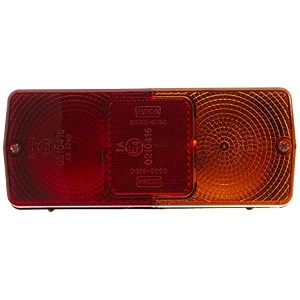 uno minda tl-6536 tail light assembly - left for tafe di 245