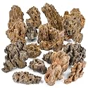 Aquarium Rock Dragon Stones 20lb Natural Rock for Fish Tank,2-8 inches