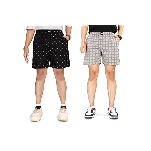 UNOseven Shorts for Boys - 100 Cotton