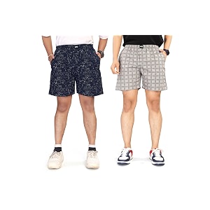 UNOseven Shorts for Boys - 100 Cotton