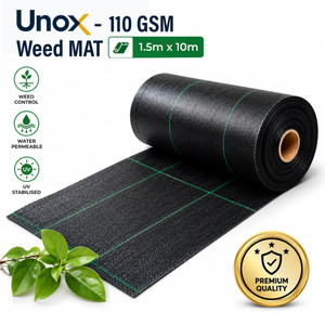 UNOX Weedmat 1.5m x 10m 110 GSM