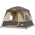 UNP 2/4/6/8 Person Tent, Portable Cabin Tent, Camping Tent 4-Person Easy Set Up, Waterproof with Top Rainfly for Outdoor Camping/Hiking (Khahi, 2-4 Person)