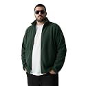 UNSTD Men Plus Size Fleece Jacket for