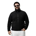 UNSTD Men Plus Size Fleece Jacket for