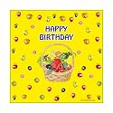Untumble Fruit Theme Birthday Party Decoration Banner - Perfect Scene Setter for Cake Cutting or Photo Shoot Area - (4x4 feet - Polyester Fabric)