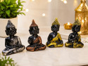 UNYSHOPPE Kidocraft Set of 4 Mini Buddha