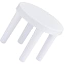 Uonlytech Non-Skid Three-Legged Stool Thickened Round Small Step Stool 25Cm X 21Cm Anti-Slip Footstool for Bathroom and Living Room Use for Home and Travel